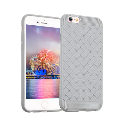 

Goowiiz Luxury Phone Case For Iphone 7 Plus8 Plus Ultra Thin Ventilation Grid Weave Soft Anti fall Full Protective