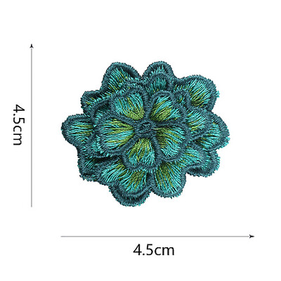 

Sunbling 3d flower patch sew on embroidered jeans clothes brand small applique patches