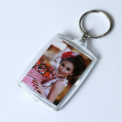 

mymei 1шт прозрачный пустой вставить фото рамку Брелок Брелок брелок подарок
