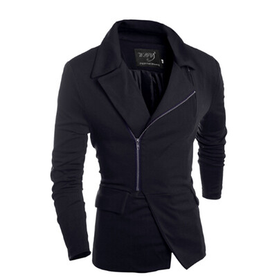 

Zogaa New Mens Wind Coat SLim British Style Zipper
