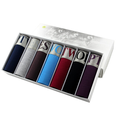 

Seven wolves SEPTWOLVES mens underwear mens modal mid-waist breathable sports boxer pants seven multi-color 95040-7 XXXL