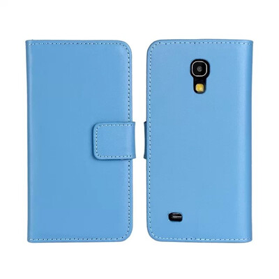 

MOONCASE Коускин Сторона Флип кожаный бумажник карт памяти Чехол отойти чехол для Samsung Galaxy I9190 S4 Mini Синий