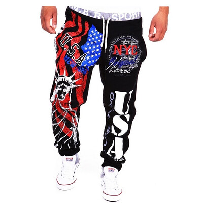 

Zogaa Men's Active Pants Printing