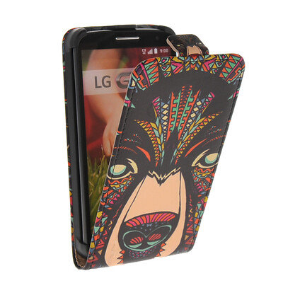 

MOONCASE Animals style Leather Bottom Flip Pouch ЧЕХОЛ ДЛЯ LG G2 Mini
