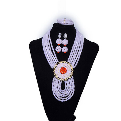 

Green Dubai Crystal Beads Jewelry Set African Wedding Necklace Earring Bracelet Set Nigerian Bridal Jewelry Set free shipping
