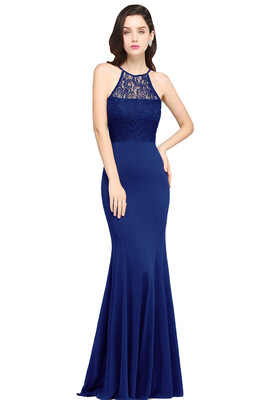 

Lace Mermaid Long Evening Prom Party Dresses Formal Pageant Bridesmaid Gown Elegant Off Shoulder