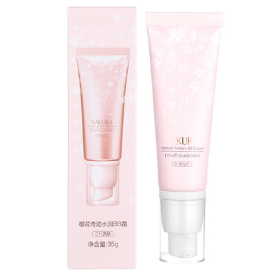 

MINISO Cherry Blossom Miracle Hydra Bronze Isolation Concealer Nude makeup BB Cream Female 02 Natural
