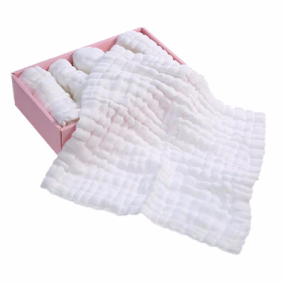 

5Pcs Baby Towel Washcloth 100 Organic Muslin Cotton Gauze Soft Absorbent Baby Wipes Burp Cloth For Newborn Infant Baby Lemon Prin