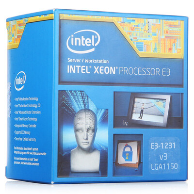 

Intel (Xeon) Xeon quad-core E3-1231v3 1150 interface boxed CPU processor