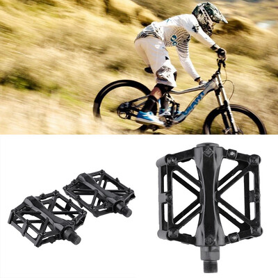 

1 Pair Aluminum Alloy Flat Platform Bicycle Cycling Riding Pedals Treadle