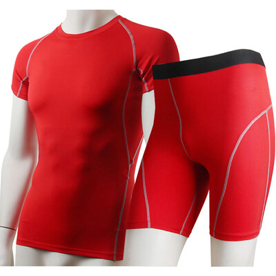 

Running Set Dry Sport Suit Sleeveless T-Shirt Vest Shorts Gym MenS Sportswear