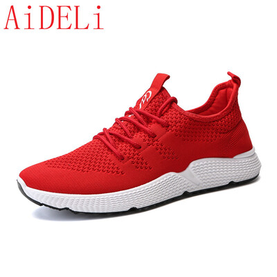 

AiDELi Lightweight&comfortable mens shoes simple breathable sports shoes
