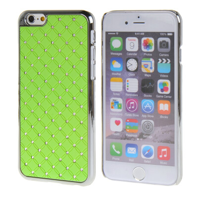 

MOONCASE iPhone 6 (4.7") Case Hard Luxury Chrome Rhinestone Bling Star Back Case Cover for Apple iPhone 6 (4.7") Green