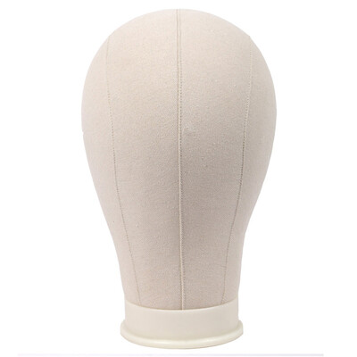 

Dream Like 21"-25"Cork Canvas Block Head Wig Display Mannequin Manikin Head