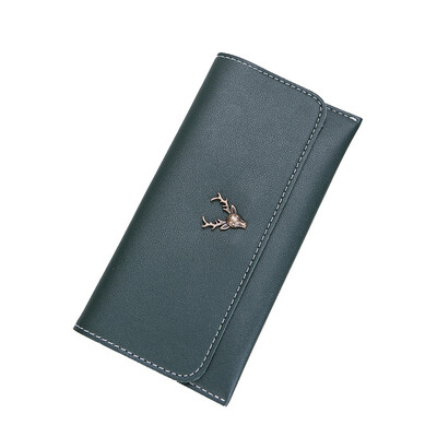 

Fashionable Ladys Length Wallet Ultrathin Personality Wallet Elegance Deer Wallet