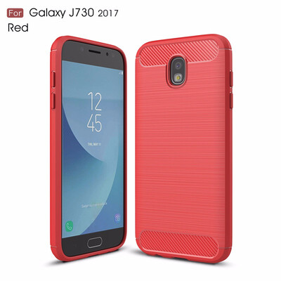 

For Samsung Galaxy J7 2017 J730 EU Carbon Fiber Phone Cases Soft TPU Anti-Knock Cover For Samsung Galaxy J7 2017 J730 EU Case
