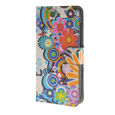 

MOONCASE Flower style Leather Wallet Flip Card Slot Stand Pouch чехол для Huawei Ascend Y600 A01