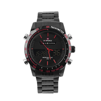

NAVIFORCE NF9024B Military Dual Display Week Date Men Wrist Watch Gifts