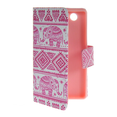 

MOONCASE Pattern Style Leather Side Flip Card Slot Pouch Stand Shell Back ЧЕХОЛ ДЛЯ Sony Xperia Z3 Compact ( Z3 Mini )