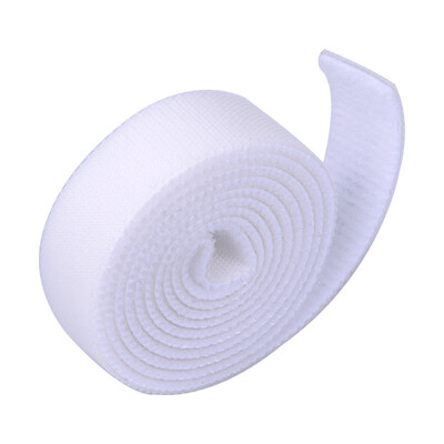 

QIC Socket Patchwork Cable Tie Tie Free Cracking Computer Case Belt Tie Bundle Tie Reason Shield With Back To Back Velcro Tailor With Lineer White 1m