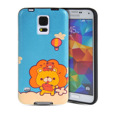 

MOONCASE Watercolor Art Soft Flexible Silicone Gel TPU Skin Shell Back Case Cover for Samsung Galaxy S5 I9600