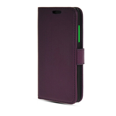 

MOONCASE High quality Leather Side Flip Wallet Card Slot Pouch Stand Shell Back ЧЕХОЛ ДЛЯ Nokia Lumia 630 Purple