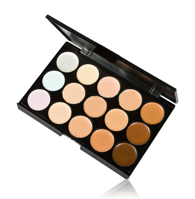 

Professional Salon Party Concealer Contour Face Cream Makeup Palette 15 Colors