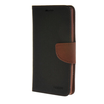 

MOONCASE Cross pattern Leather Flip Wallet Card Slot Stand Back Case Cover for LG G4 Black Brown