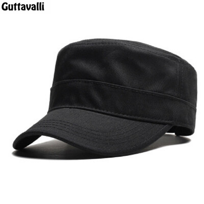 

Guttavalli Fahion Solid Cotton Military Cap Women Sun Hats Soft Charm Popular Sunscreen Men Outdoor Fashion Adjustable Soft Caps