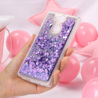 

Akabeila Cover for Sony Xperia XA2 Case Soft Mirror Dynamic Glitter Phone Protector Cover Shell H3113 H3123