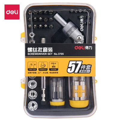 

Deli deli 3705 multi-function 57 in one precision screwdriver set tool set screwdriver set