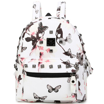 

Fragrant children XIASUAR handbags mini bag Korean version of the backpack shoulder bag primary school student bag 930 white