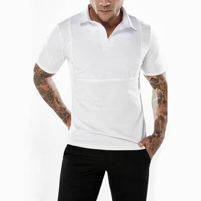 

Mens Casual Short Sleeve Polo T Shirt Tops