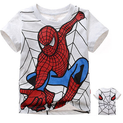 

2018 Children T Shirt Batman Cotton Short Sleeve T-Shirts For Boys Cartoon Print Boys Tee Fashion Kids Tshirt