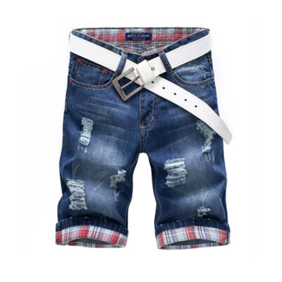 

CT&HF Men Straight Hole Denim Pants