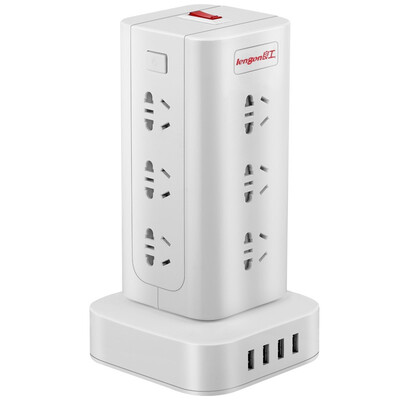 

LIANGGONG (lengon) Слой 8 Вертикальная розетка полоса Панель портативная защита от перегрузки платы суб-управления клеммная колодка ГБ комбинация отверстие 3 м