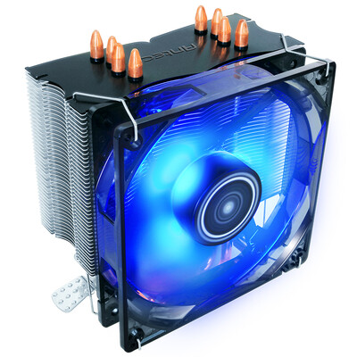 

(Antec) медный тигр C400 процессорный кулер (поддержка Rui AMD AMD AM4 платформа / светодиодный синий / PWM контроль температуры / медная основа / чистая медь 4 тепловая труба)