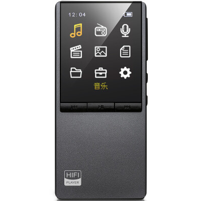 

Moonlight Treasure Box F108 16GB MP3 MP4 Metallic Gray External Bluetooth HIFI Lossless Player Dual Hole Headphones Student Available