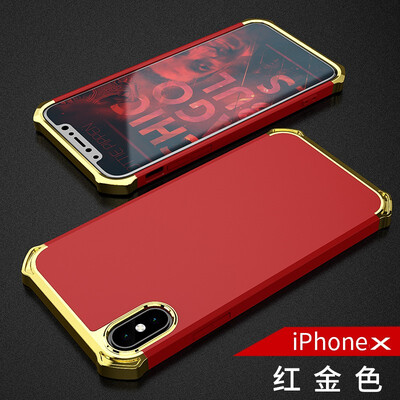 

Goowiiz Phone Case For Iphone 78X Fashion Plating Matte Hard PC Hybrid Prevent falling Full Protection