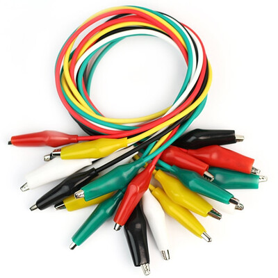 

Huayuan 1 Piece Double-ended Test Leads Alligator Crocodile Roach Clip Jumper Wire
