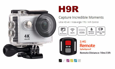 

H9R remote control camera 4K wifi Ultra HD 1080p 60fps 170D waterproof camera sports mini camera