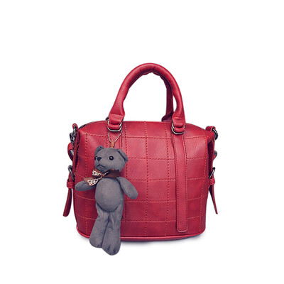 

2016 new women shoulder bags designer messenger bags for laides casual leather tote bag high quality large handbags teddy bears bags