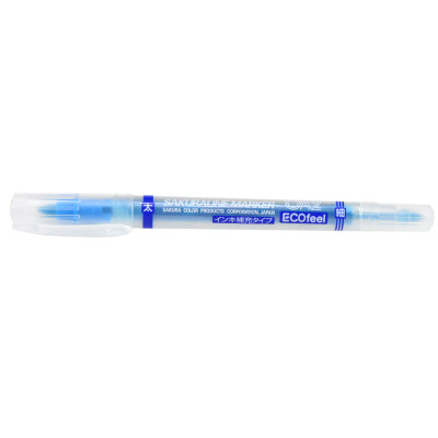 Cherry Sakura water-based double-headed fluorescent marker pen VK-T 36 blue color pen painted DIY card with a pen Japanese imports