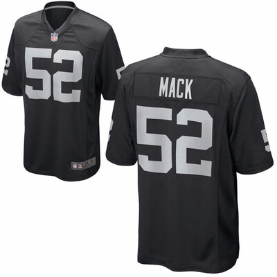 

Mens Oakland Raiders Khalil Mack Nike White Game Jersey
