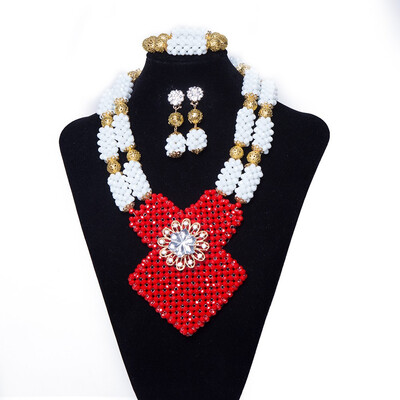 

Fashion Purple Bib Style Manual Necklace African Wedding Beads Crystal Jewelry Set For Women Nigerian Bridal Costume Jewelry