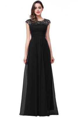 

Lace Chiffon Mother of the bride dresses A-line Evening Dress Bridesmaid Prom Gown