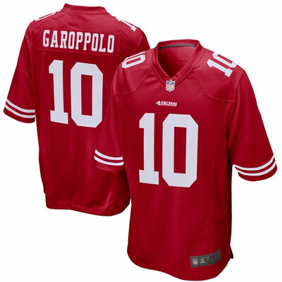 

Mens San Francisco 49ers Jimmy Garoppolo Nike Black Alternate Game Jersey