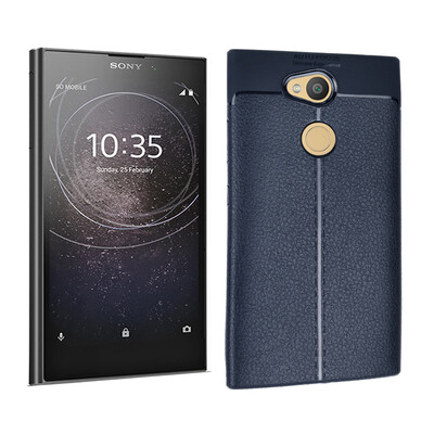 

Goowiiz Phone Case For Sony L2 Fashion Leather PU Pattern TPU Soft Silicone Prevent falling