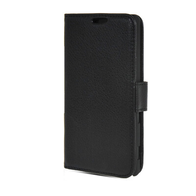 

MOONCASE High quality Leather Side Flip Wallet Card Slot Pouch Stand Shell Back ЧЕХОЛ ДЛЯ Sony Xperia M2 Black