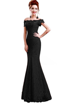 

Elegant Crystal Beaded Red Royal Blue Lace Mermaid Long Evening Dresses 2018 Prom Party Dress
